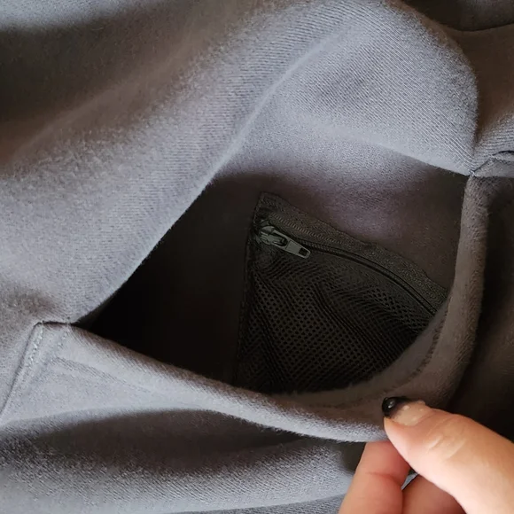 CMFRT Gray Hoodie with Front Pocket - Picture 3 of 4